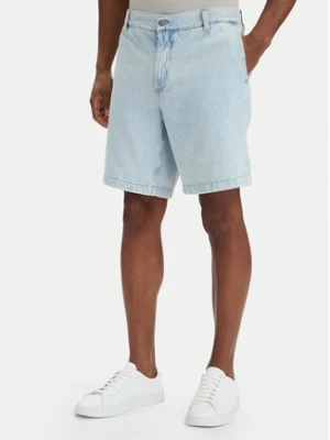 BOSS Szorty jeansowe Sandrew 50563627 Błękitny Relaxed Fit Niebieski jasny