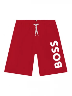 Boss Szorty kąpielowe J24846 S Czerwony Regular Fit