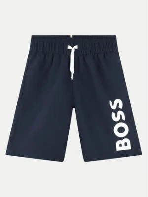 Boss Szorty kąpielowe J50662 D Granatowy Regular Fit