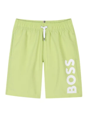 BOSS Szorty kąpielowe J51973 D Zielony Regular Fit