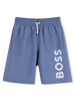 BOSS Szorty kąpielowe J53171 D Niebieski Regular Fit