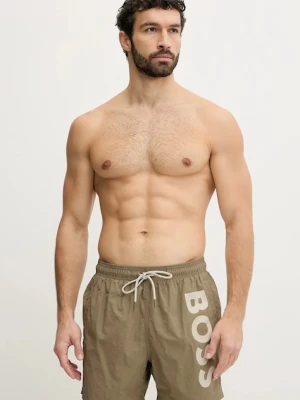 BOSS szorty kąpielowe kolor zielony 50514502