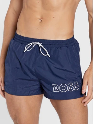 Boss Szorty kąpielowe Mooneye 50469280 Granatowy Regular Fit