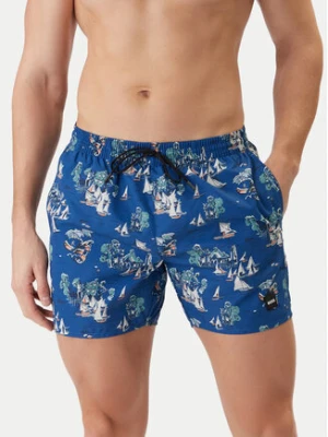 BOSS Szorty kąpielowe Piranha 50508844 Niebieski Regular Fit