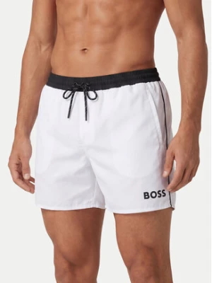 BOSS Szorty kąpielowe Starfish 50514429 Biały Regular Fit