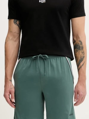 BOSS szorty lounge Unique Shorts CW kolor zielony 50545942
