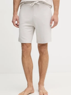 BOSS szorty lounge męskie Rib Shorts szary