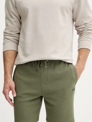 BOSS szorty lounge męskie z bawełną Waffle Shorts