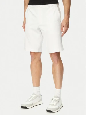 BOSS Szorty materiałowe 50511436 Biały Regular Fit