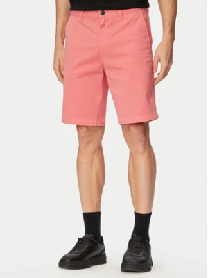 BOSS Szorty materiałowe 50536723 Czerwony jasny Slim Fit