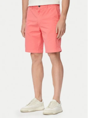 BOSS Szorty materiałowe 50536723 Czerwony jasny Slim Fit