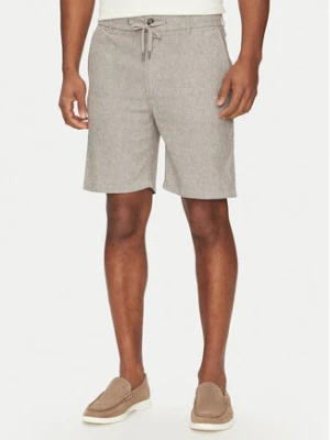 BOSS Szorty materiałowe 50536863 Beżowy Tapered Fit