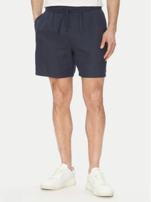 BOSS Szorty materiałowe 50540134 Granatowy Regular Fit