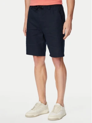 BOSS Szorty materiałowe 50559178 Granatowy Regular Fit