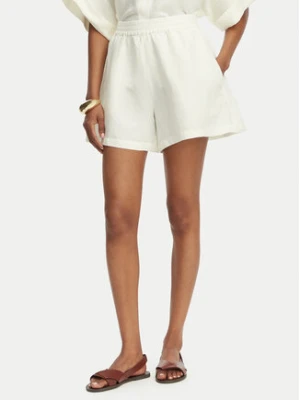 BOSS Szorty materiałowe C_Tallan 50559251 Kremowy Relaxed Fit