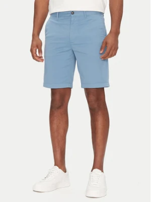 BOSS Szorty materiałowe Chino-Slim-Shorts 50536723 Niebieski Regular Fit