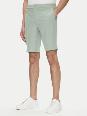 BOSS Szorty materiałowe S_Commuter_10.5 inch 50540337 Zielony Slim Fit