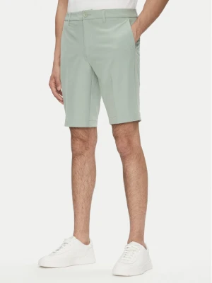 BOSS Szorty materiałowe S_Commuter_10.5 inch 50540337 Zielony Slim Fit