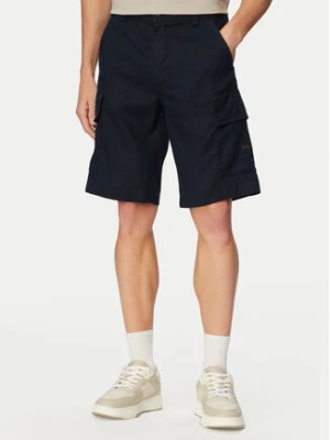 BOSS Szorty materiałowe Sisla 50559366 Granatowy Relaxed Fit