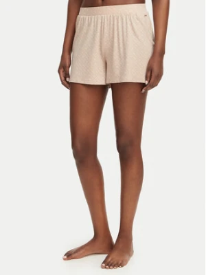 BOSS Szorty piżamowe 50561055 Beżowy Regular Fit