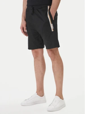BOSS Szorty sportowe Authentic 50554778 Czarny Regular Fit