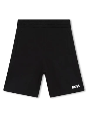 Boss Szorty sportowe J24816 S Czarny Regular Fit