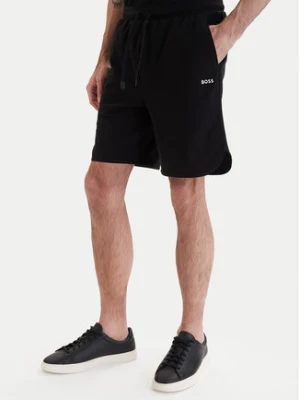 BOSS Szorty sportowe Member 50558883 Czarny Relaxed Fit