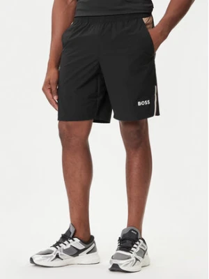 BOSS Szorty sportowe S_T-Match 50541370 Czarny Regular Fit