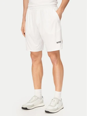 BOSS Szorty sportowe Toc Spin 50551953 Biały Regular Fit