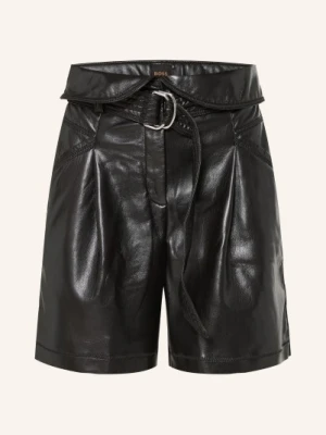 Boss Szorty Tadeli W Stylu Skórzanym schwarz