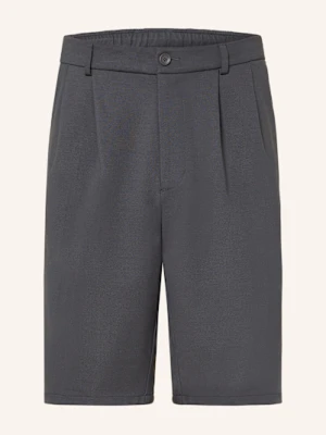 Boss Szorty Tenisowe Retro Pleat grau