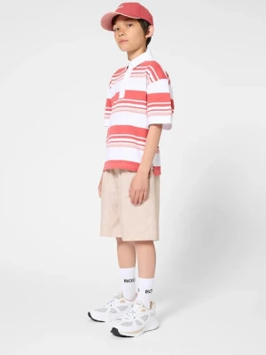 BOSS szorty z dodatkiem lnu dziecięce