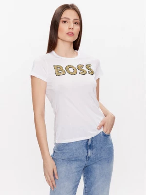 Boss T-Shirt 50484646 Biały Slim Fit