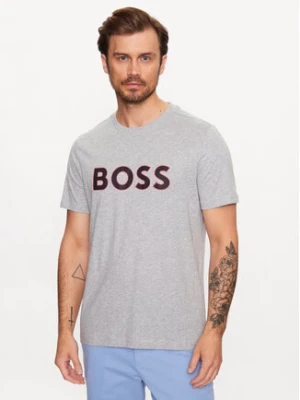 Boss T-Shirt 50488793 Szary Regular Fit