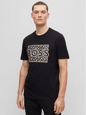 Boss T-Shirt 50489334 Czarny Regular Fit