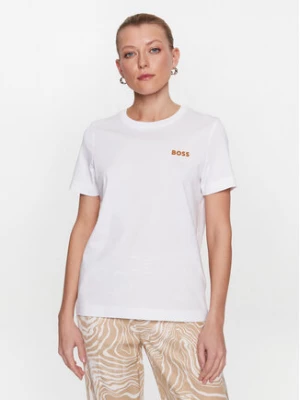 Boss T-Shirt 50489525 Biały Regular Fit
