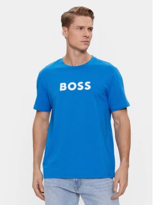 Boss T-Shirt 50491706 Niebieski Regular Fit