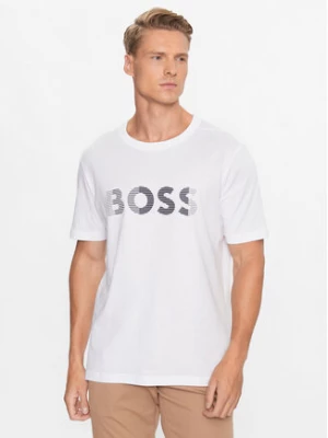 Boss T-Shirt 50494106 Biały Regular Fit