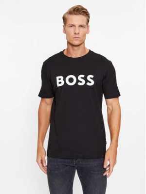 Boss T-Shirt 50495742 Czarny Regular Fit