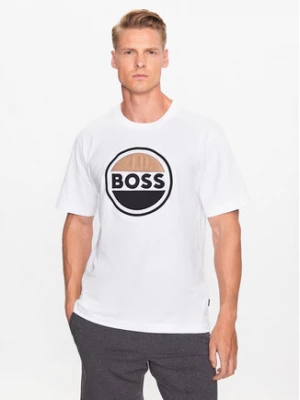 Boss T-Shirt 50496223 Biały Regular Fit