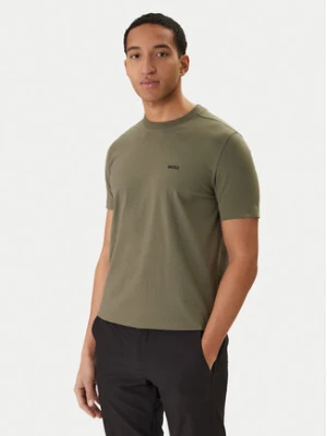 BOSS T-Shirt 50506373 Khaki Regular Fit