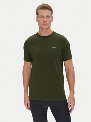 BOSS T-Shirt 50506373 Zielony Regular Fit