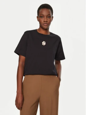 BOSS T-Shirt 50526205 Czarny Regular Fit