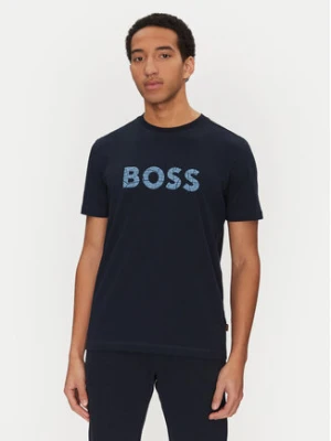 BOSS T-Shirt 50534923 Granatowy Slim Fit