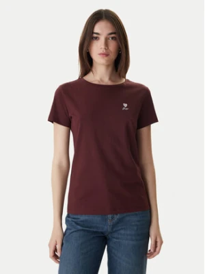 BOSS T-Shirt 50556994 Brązowy Regular Fit