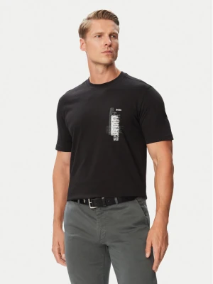 BOSS T-Shirt 50571291 Czarny Regular Fit