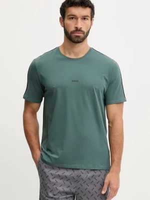 BOSS T-shirt lounge męski bawełniany z elastanem Unique T-Shirt