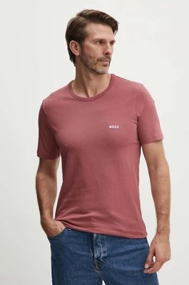 BOSS t-shirt bawełniany 3-pack męski gładki 50517858