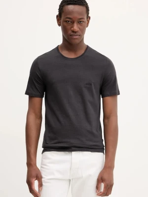 BOSS t-shirt bawełniany 3-pack męski kolor czarny gładki 50532468