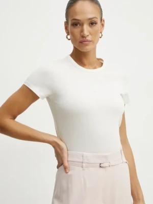 BOSS t-shirt bawełniany damski kolor biały 50534800